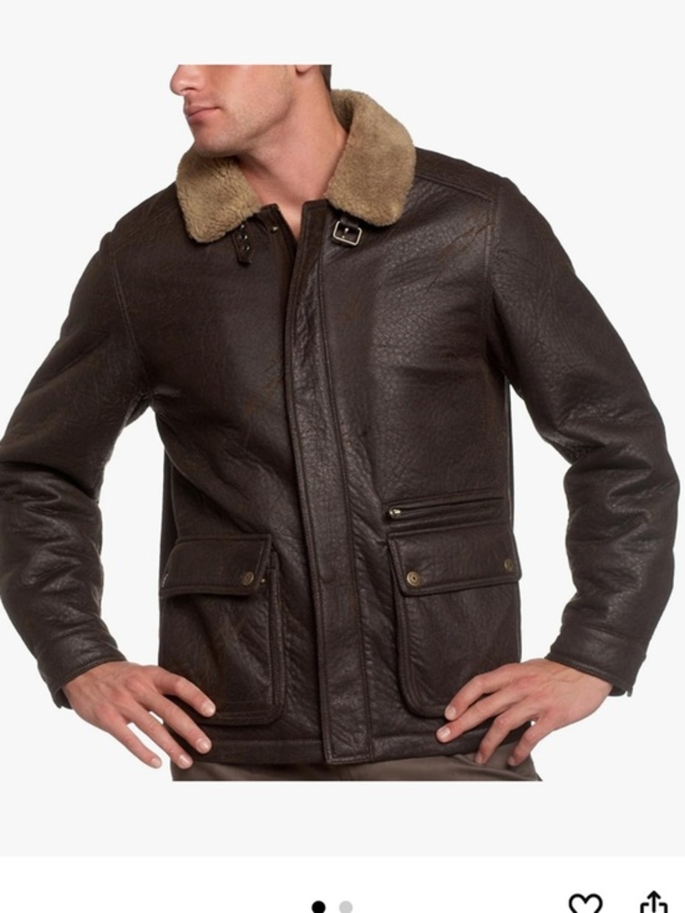 Columbia Men's Faux Shearling Barn Coat medium